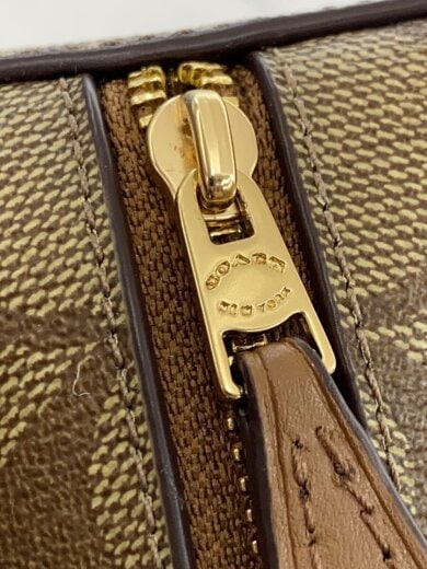 商品画像：ポーチ/メイクポーチ/PVC/BEG/総柄/シグネチャー 7