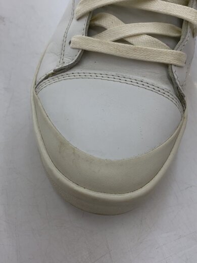 商品画像：ラウンドジップデザイン/レザーハイカットスニーカー/27cm/WHT/レザー 6