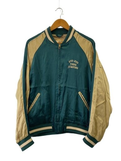 商品画像：スカジャン/L/レーヨン/GRN/22-011-720-6008-3-0 1