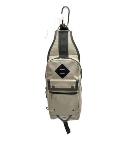 商品画像：ウエストバッグ/PVC/WHT/無地/使用感有 1