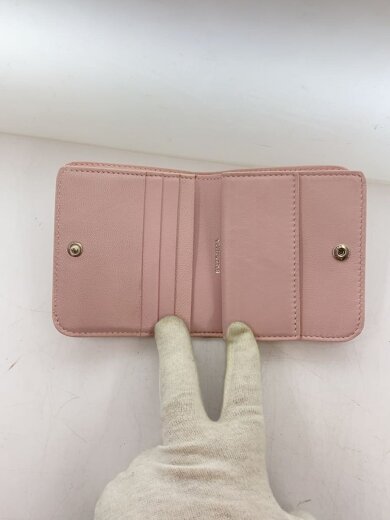 商品画像：2つ折り財布/--/PNK/無地/レディース/594216・5960・V・531267 4