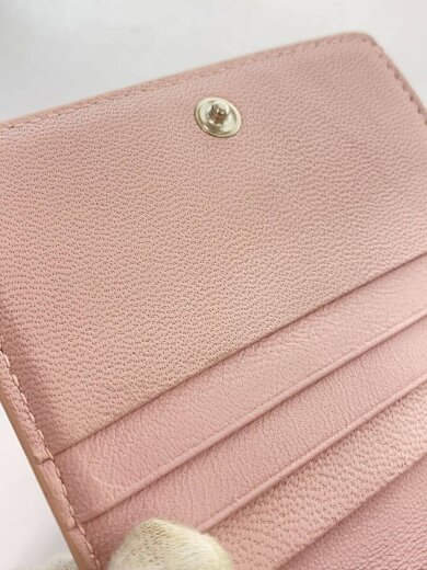 商品画像：2つ折り財布/--/PNK/無地/レディース/594216・5960・V・531267 7