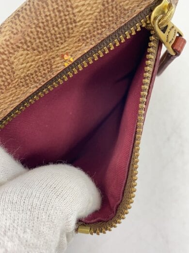 商品画像：3つ折り財布/PVC/BEG/花柄/レディース/67246 5