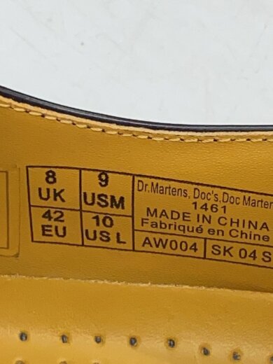 商品画像：3ホール/ドレスシューズ/UK8/BLK/レザー 5