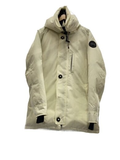 商品画像：ダウンジャケット/L/ナイロン/WHT/無地/3426MB/ファー欠品 1