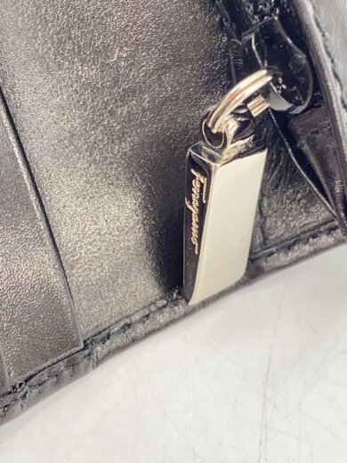 商品画像：長財布/レザー/BLK/無地/レディース 7