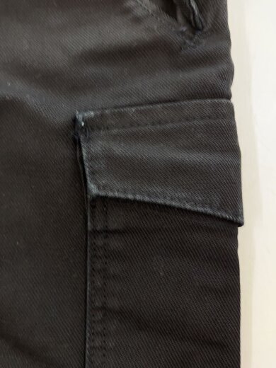 商品画像：M59/オーバーダイ/カーゴパンツ/黒染め/コットン/BLK/無地 4