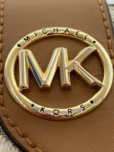 商品画像：2つ折り財布/PVC/WHT/総柄/レディース/32F1GGR8B※コインポケット使用感有 3