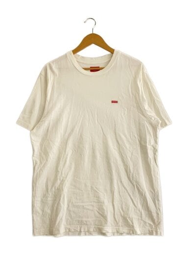 商品画像：スモールボックスロゴ/Tシャツ/XL/コットン/WHT/無地/首回り黄ばみアリ// 1