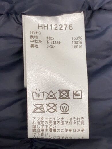 商品画像：ダウンジャケット/L/ナイロン/BLK/無地/HH12275 5