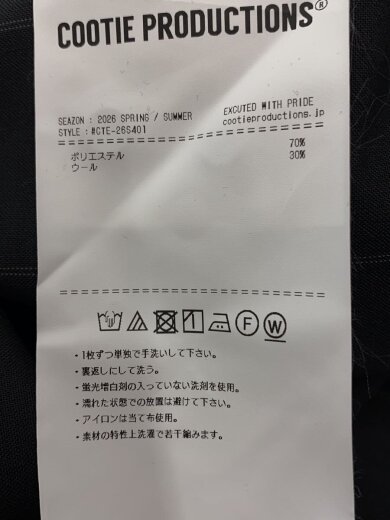 商品画像：長袖シャツ/L/ポリエステル/BLK/CTE-26S401-CHECK 4