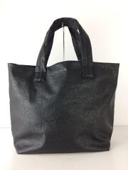 EMBOSSトートバッグ/PVC/BLK
