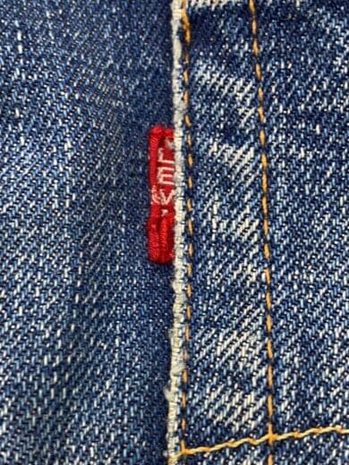 商品画像：60-70s/VT/501/BIGE/実寸W28/デニム/IDG/ボタン裏8 4