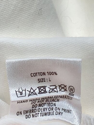 商品画像：Tシャツ/L/コットン/WHT 4