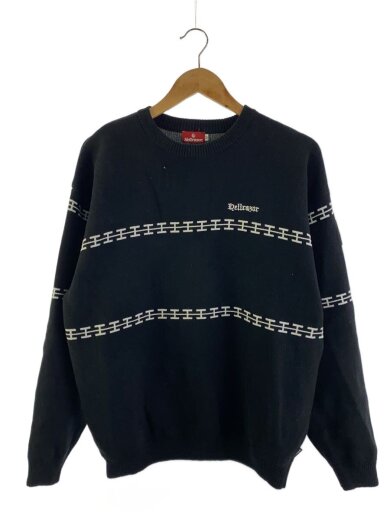 商品画像：ニット・セーター(厚手)/L/コットン/BLK 1