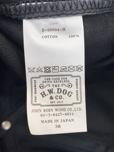 商品画像：キャップ/--/コットン/BLK/メンズ/D-00004 6