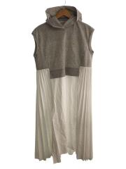 ノースリーブワンピース/38/ポリエステル/WHT/5213810