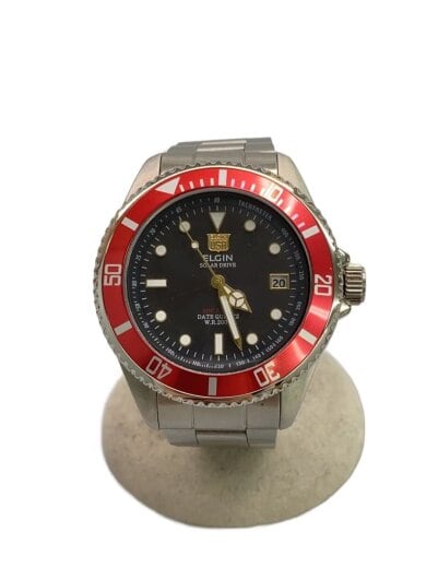 商品画像：ソーラー腕時計/アナログ/ステンレス/BLK/SLV/FK-1426-FL 1