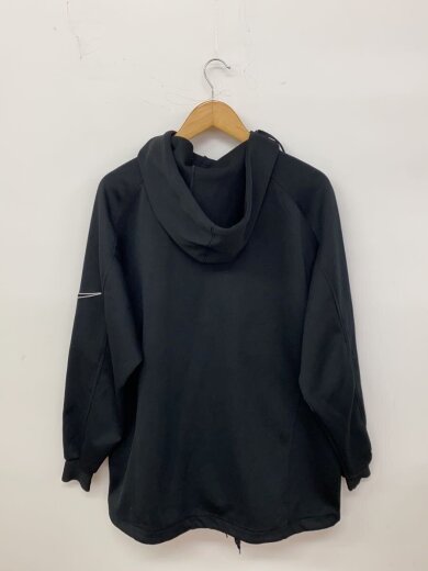 商品画像：ジップパーカー/L/ポリエステル/BLK 2