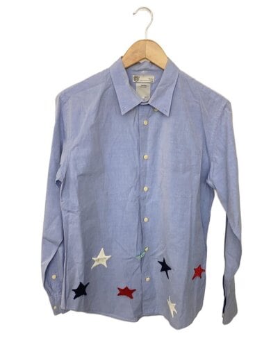 商品画像：長袖シャツ/2/コットン/BLU/0115105011009 1