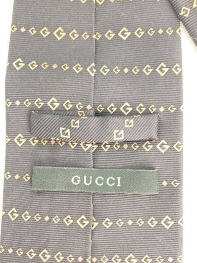 商品画像：ネクタイ/シルク/BLK/総柄/メンズ 4