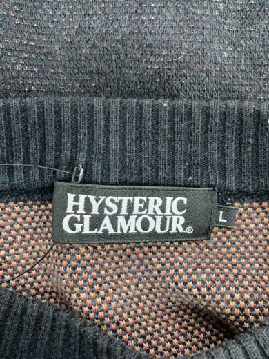 商品画像：ニット・セーター(厚手)/L/コットン/BLK/02191NS04 3