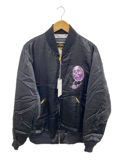 商品画像：スカジャン/L/レーヨン/BLK/56TS-WM-BL10 1