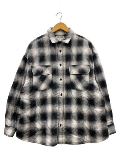商品画像：OmbreCheck Quilting CPO Jacket/M/コットン/BLK/オンブレCK/CTE-20A223 1