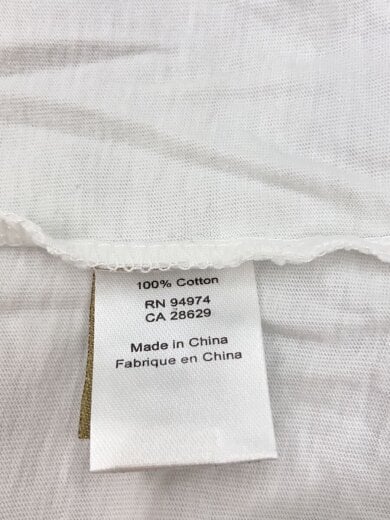 商品画像：Tシャツ/XL/コットン/WHT/プリント/RN94974 4