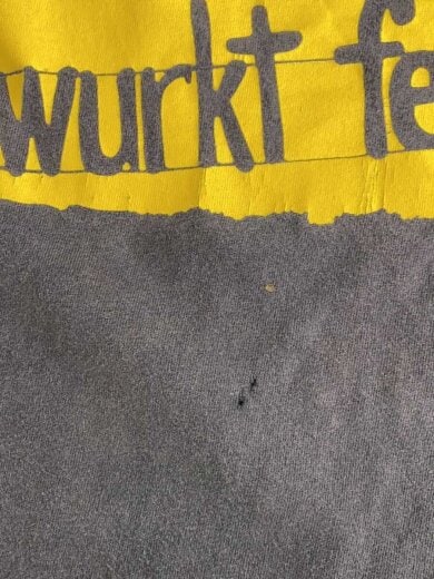 商品画像：Tシャツ/L/コットン/ブラック/プリント/USA製/Hukt on Fonikz wurkt fer mee!// 6