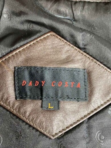 商品画像：レザージャケット・ブルゾン/L/牛革/ブラウン/DADY COSTA 4