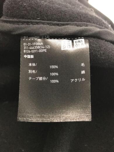 画像：UNIQLO × JIL SANDERダッフルコート/S/ウール/BLK4