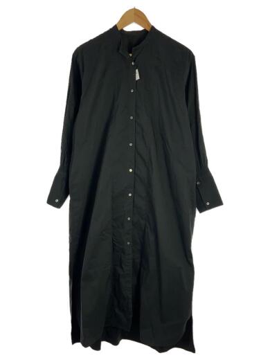 画像：ELENDEEKシャツワンピース/1/コットン/BLK1