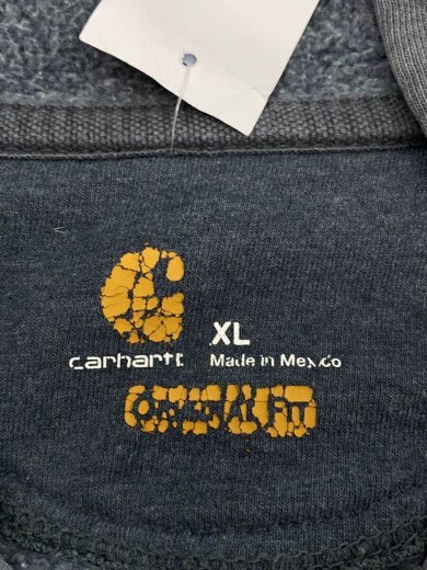 画像：CarharttHOODED PULLOVER MIDWEIGHT/パーカー/XL/コットン/チャコールグレー/K121-CHH3