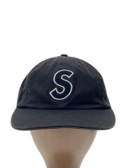 S Logo 6-Panel/キャップ/--/コットン/BLK/メンズ