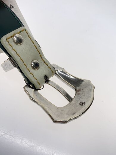 商品画像：メタルバックル/ベルト/レザー/WHT/レディース// 6