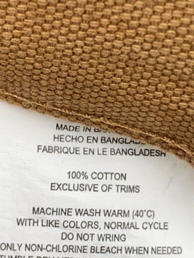 商品画像：ペインターパンツ/W34×L30/ダック地/コットン/キャメル/ベージュ 6