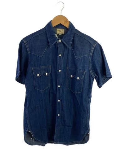 商品画像：ウエスタン半袖シャツ/15/デニム/インディゴ// 1
