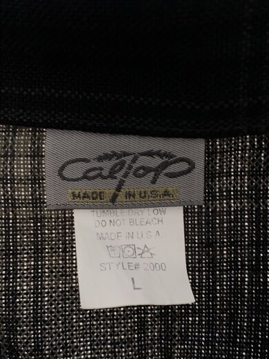 商品画像：USA製/半袖シャツ/L/アクリル/GRY/オンブレCK/2000// 3