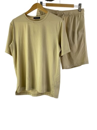 商品画像：BAKUNE/セットアップ/L/ポリエステル/BEG 1