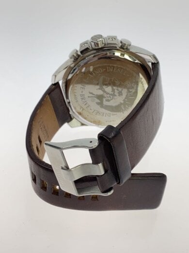 商品画像：クォーツ腕時計/アナログ/レザー/GRY/BRW/dz-4290 4