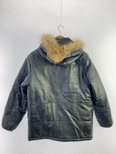 商品画像：中綿/ファー/ジャケット/S/羊革/ブラック/レザー 2