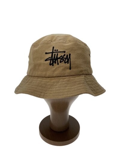 商品画像：ロゴ/バケットハット/L/コットン/ベージュ/メンズ 1