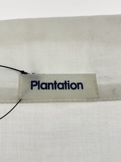 商品画像：二重襟/レイヤード/長袖ブラウス/M/コットン/WHT/無地/pl93fj661 3