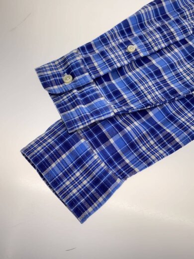 商品画像：長袖シャツ/XS/コットン/NVY/チェック// 6