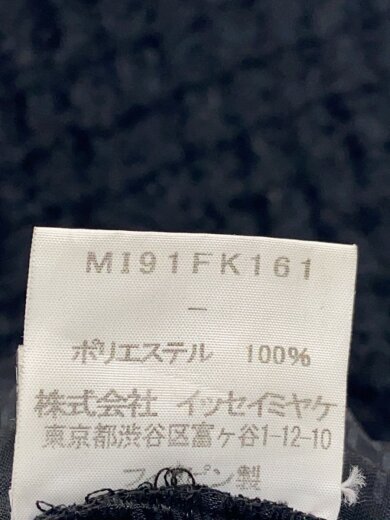 商品画像：プリーツ/半袖ブラウス/ポリエステル/ブラック 4