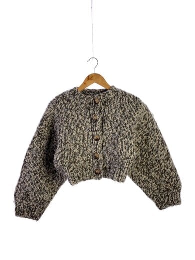 画像：THE SHISHIKUIMIX/KHAKI×GRAY/カーディガン(厚手)/FREE/ウール/マルチカラー1