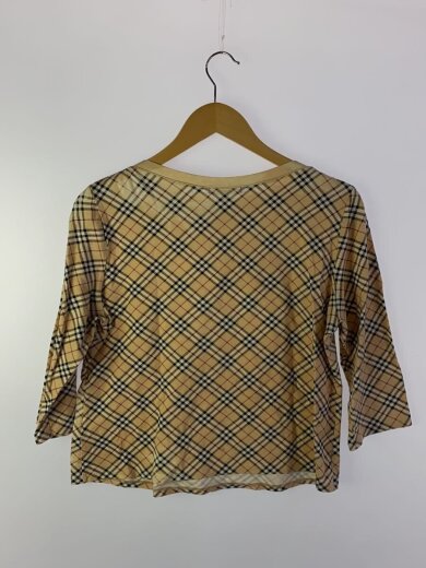 商品画像：ノバチェック/長袖カットソー/15/コットン/BEG/チェック/fab54-091-14 2