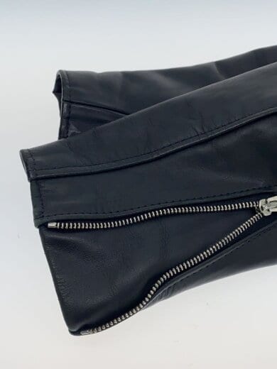 商品画像：シングルライダースジャケット/ライナー付き/34/牛革/BLK/無地/6061 3