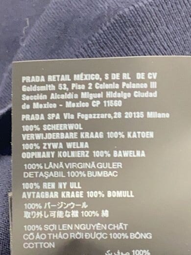 商品画像：ポロシャツ/38/ウール/NVY/DNA00T S000 145T// 5